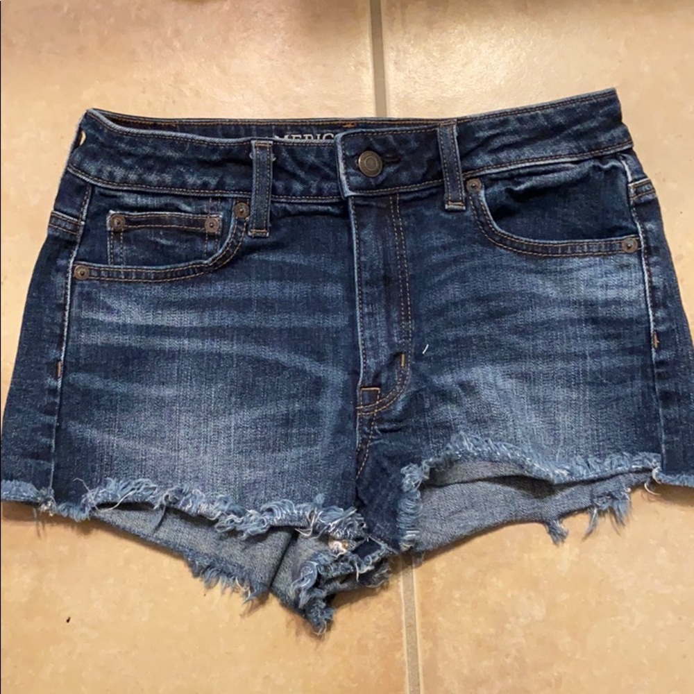 Denim shorts